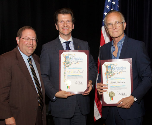 Scott Johnson receives Century City Chamber of Commerce Citizen of the Year Award